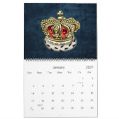 [100] Princess King-Queen Royal Crown Kalender (Jan 2027)