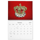 [100] Princess King-Queen Royal Crown Kalender (Feb 2027)