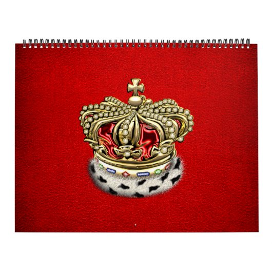 [100] Princess King-Queen Royal Crown Kalender (Hoes)