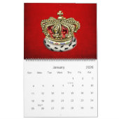 [100] Princess King-Queen Royal Crown Kalender (Jan 2026)