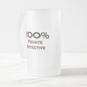 100 % privé rechercheur matglas bierpul (Voorkant links)