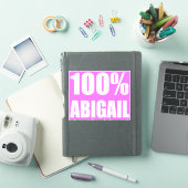 100 procent Abigail naam Sticker (iPad Cover)