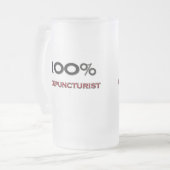 100 procent acupuncturist matglas bierpul (Voorkant links)