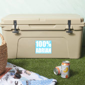 100 procent Adrian naam Sticker (Koeler)