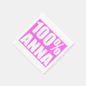 100 procent Anna naam Servet (Hoek)