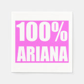 100 procent Ariana naam Servet (Voorkant)
