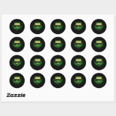 100 procent biologisch ronde sticker (Vel)
