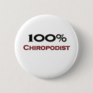 100 procent Chiropodist Ronde Button 5,7 Cm