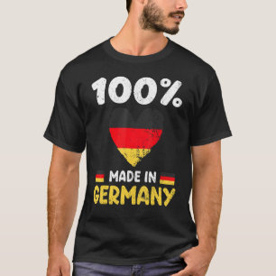100 procent gemaakt in Duitsland Duitse jongens me T-shirt