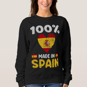 100 procent gemaakt in Spanje Spaanse jongens meis Trui