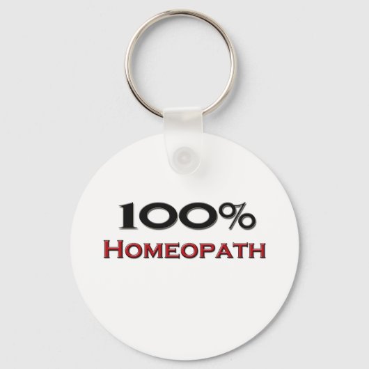 100 procent Homeopath Sleutelhanger (Voorkant)