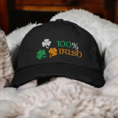 100 procent Ierse Shamrocks Geborduurde Pet