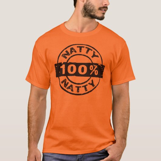 100 procent Natty Bodybuilding Shirt (Voorkant)