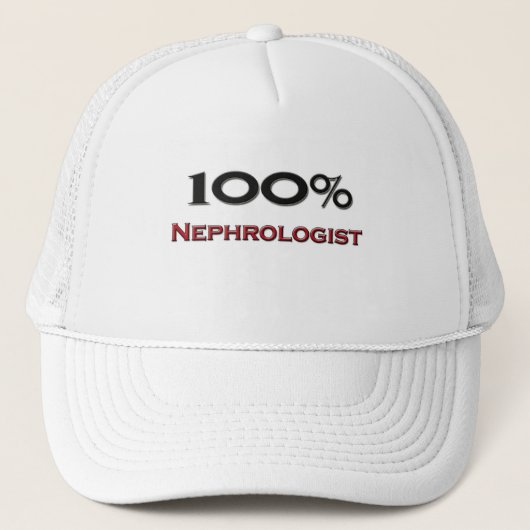 100 procent nefroloog trucker pet (Voorkant)