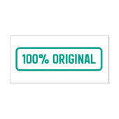100 procent origineel - zelfinkende stempel (Design)
