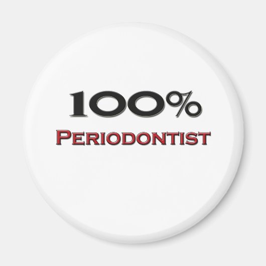 100 procent Periodontist Magneet (Voorkant)