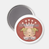 100 procent prinses magneet (Voorkant / Achterkant)