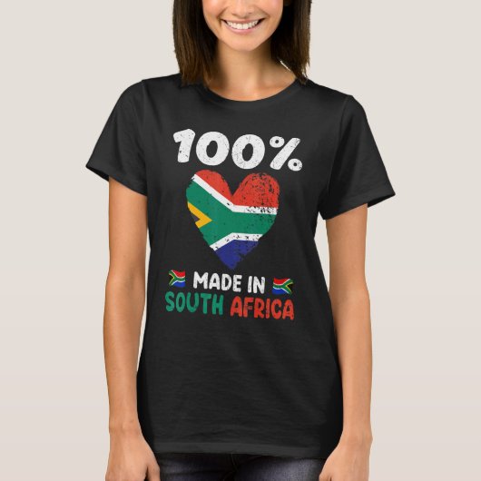 100 procent van de Zuid-Afrikaanse jongen T-shirt (Voorkant)