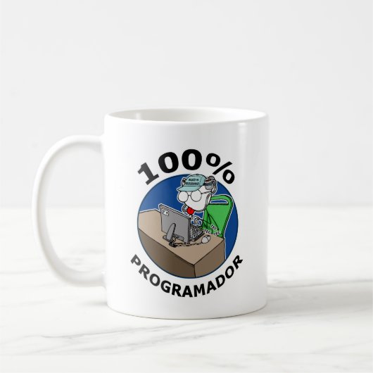 100% Programador Koffiemok (Links)