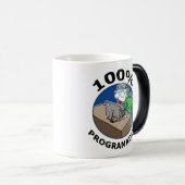 100% programador magische mok (Voorkant rechts)