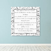 100 psalm canvas afdruk (Insitu (Houten vloer))