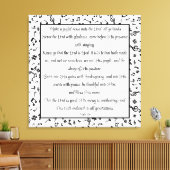 100 psalm canvas afdruk (Insitu (Woonkamer))