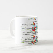 100 psalm: Maak een Joyful lawaai Koffiemok (Voorkant links)