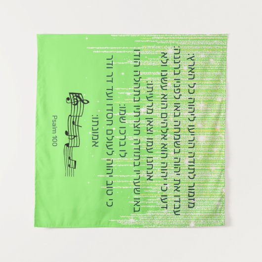 100 psalm wandkleed (Voorkant (horizontaal))