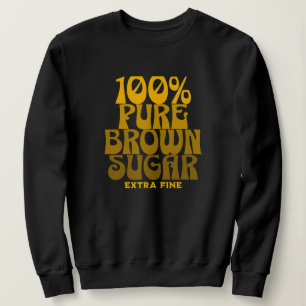 100% Pure Bruine Suiker Melanine Unisex Trui