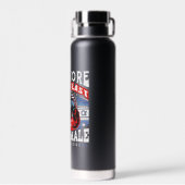 100% Pure Uncut Hardcore Gebouwd om ALPHA MANNELIJ Waterfles (Achterkant)