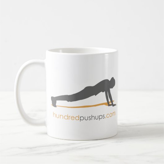 100 Push-Ups Koffiemok (Links)