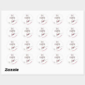 100% Quote Craft Articles Handmade Ronde Sticker (Vel)