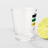 100% recht buiten Jamaica Shot Glass Glas (Links)