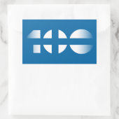 100 RECHTHOEKIGE STICKER (Tas)