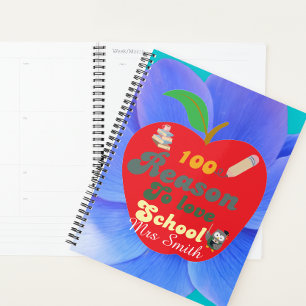 100 redenen om van school bloemstuk 100ste dag ler planner