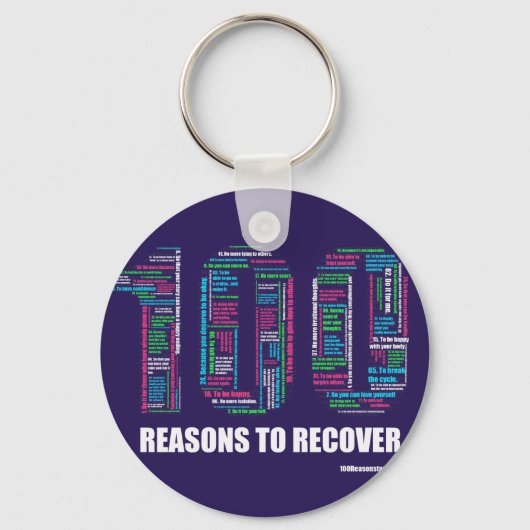 100 Redenen Sleutelhanger (Voorkant)