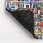 100 Regenboogdeuren van Dublin Mousepad Muismat (Hoek)