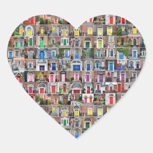 100 Regenboogdeuren van Dublin Stickers (Voorkant)
