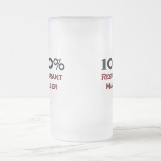 100% Restaurantmanager Matglas Bierpul (Center)