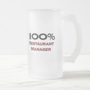 100% Restaurantmanager Matglas Bierpul