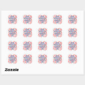 100 Rode Stippen Oud Ronde Sticker (Vel)