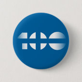 100 RONDE BUTTON 5,7 CM (Voorkant)
