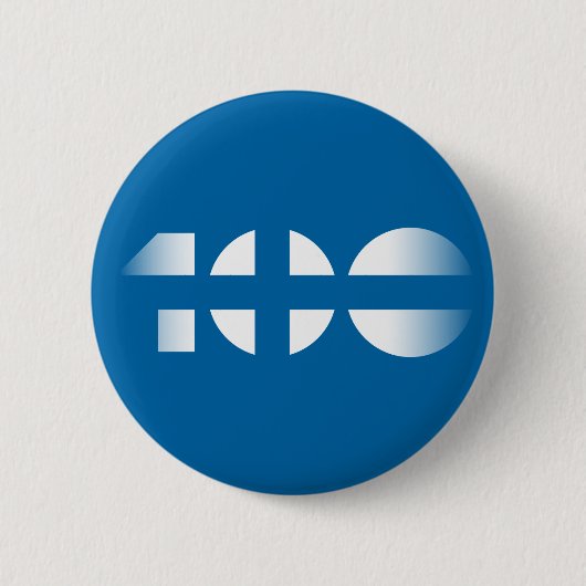 100 RONDE BUTTON 5,7 CM (Voorkant)