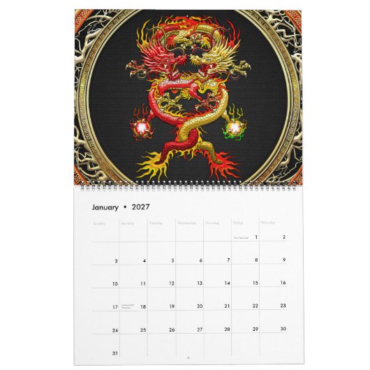 [100] Rood- en gele wasbakken Kalender (Jan 2027)