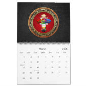 [100] Rosy Cross (Roos Croix) op Red & Gold Kalender (Mar 2026)