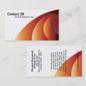100 Rust Rings Hypotheekmakelaar Visitekaartje (Voorkant / Achterkant)
