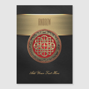 [100] Sacred Celtic Gold Knot Cross