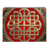 [100] Sacred Celtic Gold Knot Cross Kalender (Hoes)