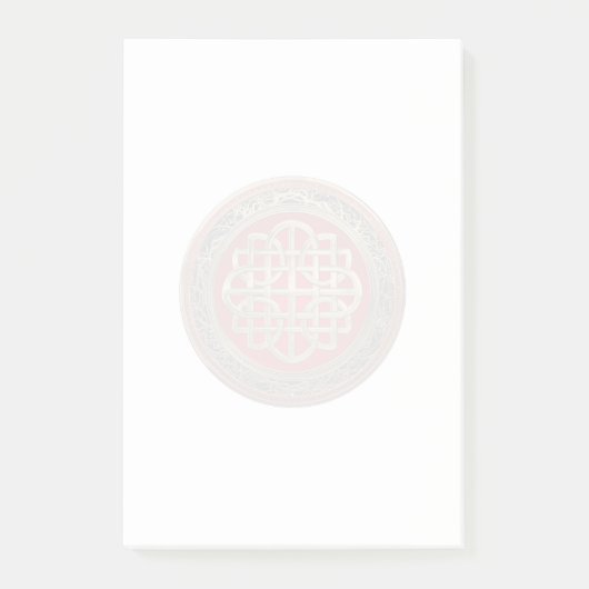 [100] Sacred Celtic Gold Knot Cross Post-it® Notes (Voorkant)