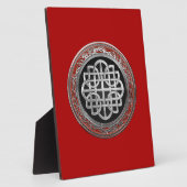 [100] Sacred Celtic Silver Knot Cross Fotoplaat (Zijkant)